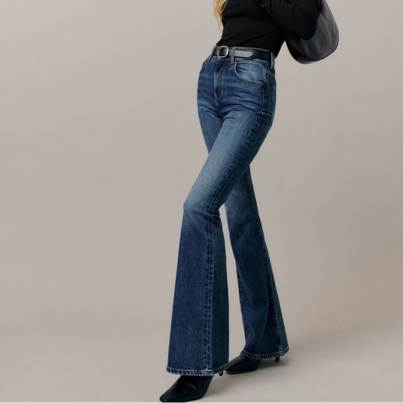 Reformation - Margot High Rise Flare Jeans women’s size 30 - Picture 3 of 12